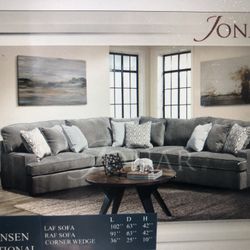 3pc Sectional & Coffee Table 