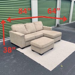 Beige Sectional Couch Set Local Delivery 🚚 💨