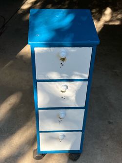 Beautiful  nightstand  with wheel