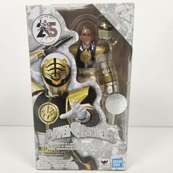 S.H.Figuarts Mighty Morphine Power Rangers 25th Anniversary WHITE RANGER