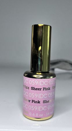 DND Gel Nail Polish: Color #DG 059 Sheer Pink