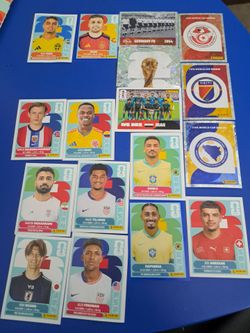 Cartas panini repetidas