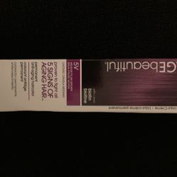 AGEbeautiful 5V Medium Plum Brown Permanent Liqui-Creme Hair Color