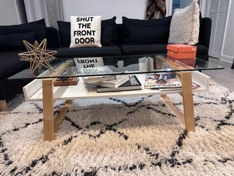 Glass Top Coffee Table
