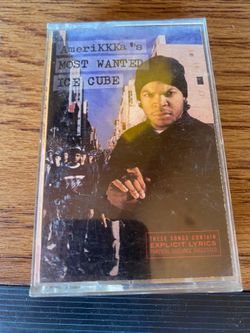 Amerikkka's Most Wanted by Ice Cube (Cassette, 1990)