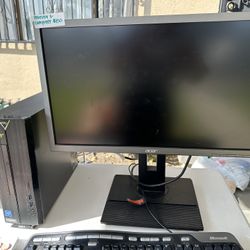 Monitor and Computer