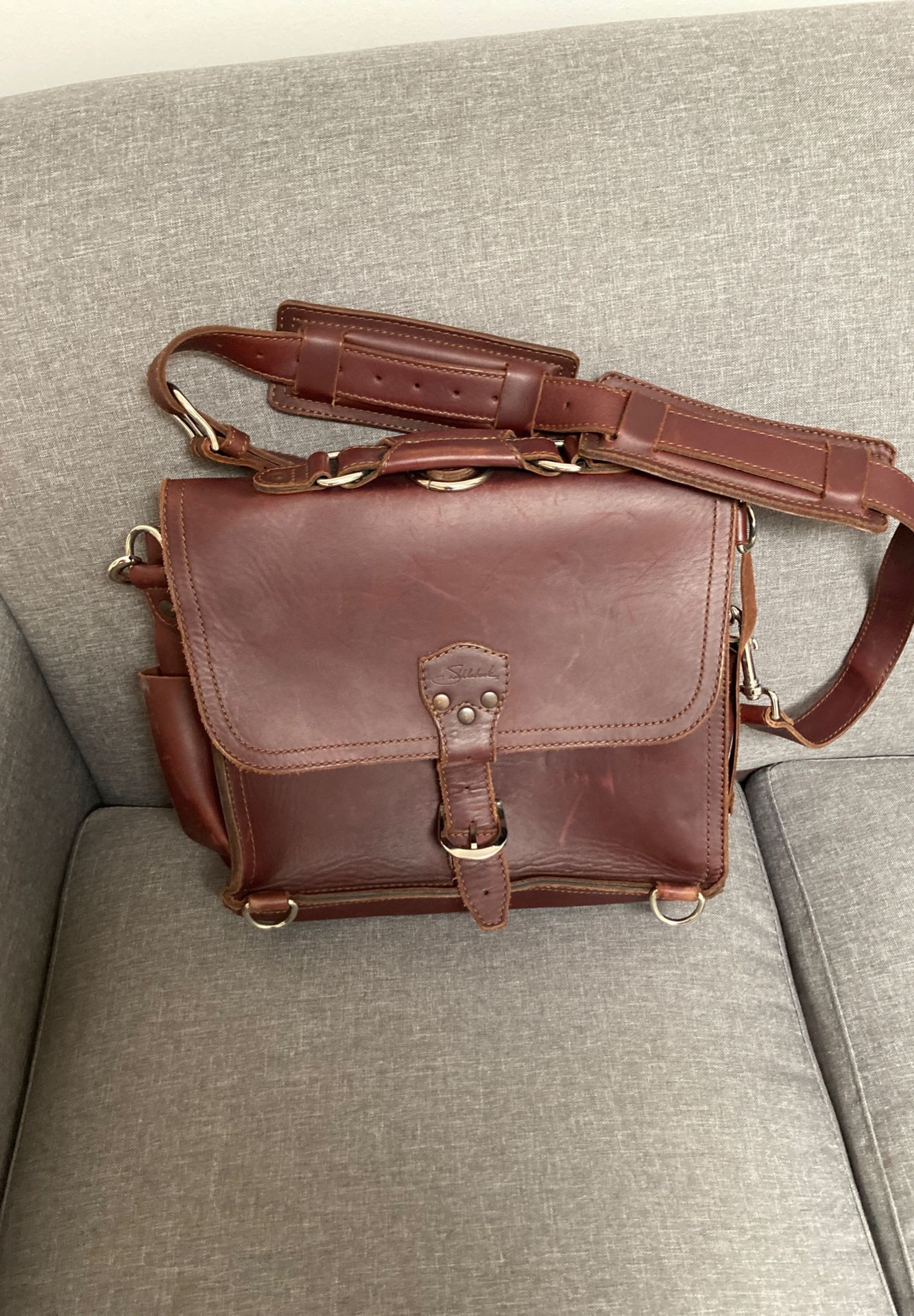 Saddleback Leather messenger bag- lightly used