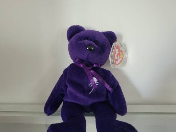 Princess Diana Bear TY Beanie Baby Rare & Retired 1997 NEW Condition