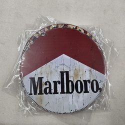 Marlboro Label Logo Metal Sign 