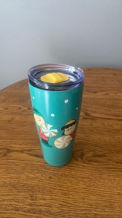 Peanuts holiday stainless steel traveler tumbler