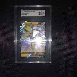 Pokemon Gem Mint 10 Zeraora V