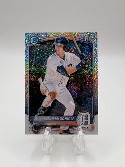 2025 Bowman Chrome - Kevin McGonigle #BCP-79 Speckle Refractor /299 (RC) (C)