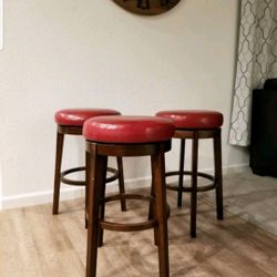 TMS 3pcs. 26' Swivel counter stool