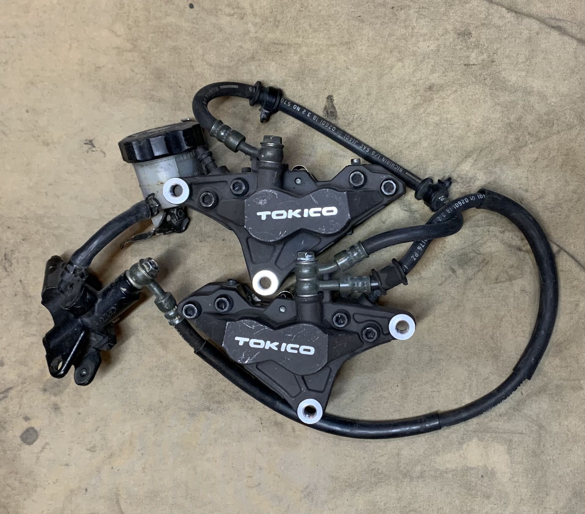 Sv650 Tokico Calipers With Radial Nissin Master 