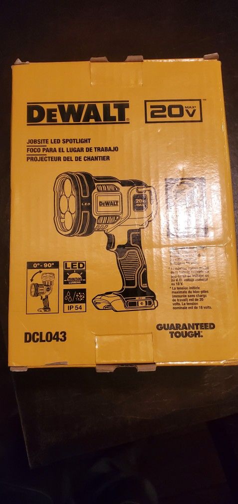 DeWalt 20V max LED Spotlight