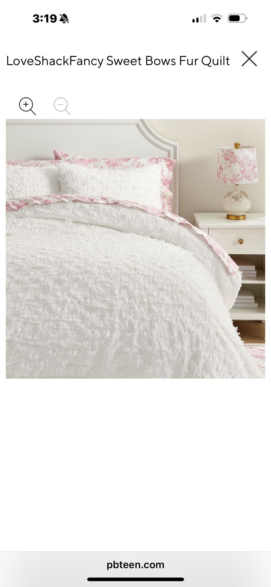 Twin Size Pottery Barn Comforter And Sham