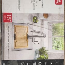 Delta Bar Sink 15x15x8