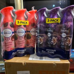 Febreeze Room Spray Set of 6