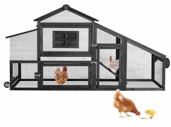 Air23-B Outdoor Rabbit Hutch Large Bunny Cage, 15ft²
