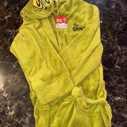 Men’s Grinch Robe ( new with tag)