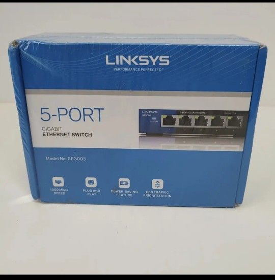 Linksys 5 Port Gigabit Ethernet Switch (SE3005)