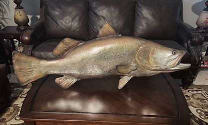 Barramundi Asian Sea Bass Sculpture statue