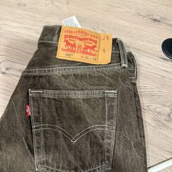 Green/brown Levi’s 