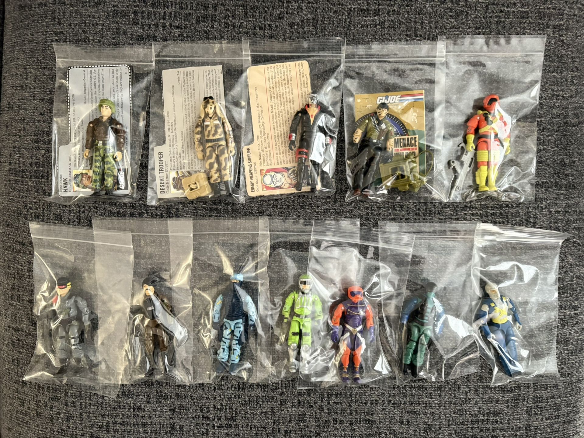 Vintage GI Joe Figures 3.75” ARAH -See Description-