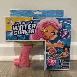 NEW IN PACKAGE Mermaid Inflatable Water Soaker