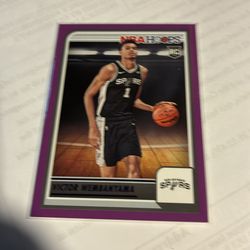 2022 Hoops Purple Victor Wembanyama RC