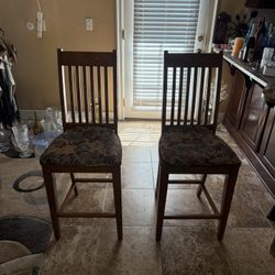 Kitchen Barstool Set 2pcs Furniture