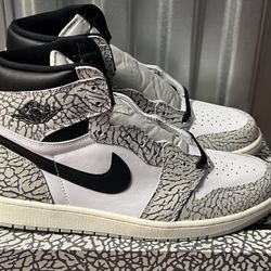 Air Jordan 1 High OG White Cement