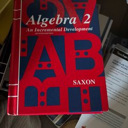 Saxon Algebra 2 Textbook