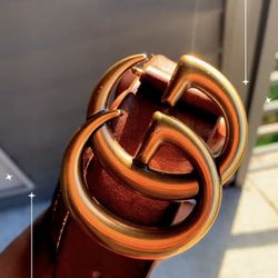 Authentic Brown Gucci Belt 