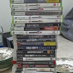 35 Xbox 360 & PS3 Games 