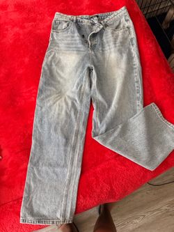 Light Wash Wide Leg Jeans