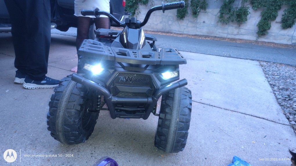 12V Kids 4 Wheeler ATV, 2-Seater Electric ATV MSRP 377 GREAT VALUE!