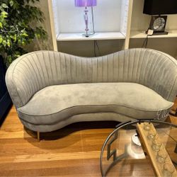 Sophia Gray Sofa$10 Down Payment And Financing Available