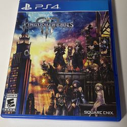 PS4 Kingdom Hearts III video game 