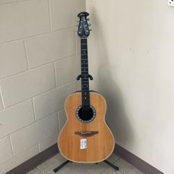 OVATION MATRIX 1632-4 ACOUSTIC-ELECTRIC GUITAR.