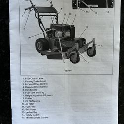  Ariens WWW-1034 Mower with Bagger and 2 Wheel Sulky