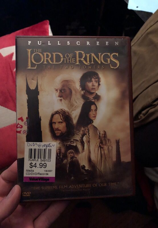 Lord of the Rings on DVD
