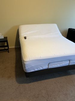 Beauty Black Hybrid Bed Adjustable Bed 