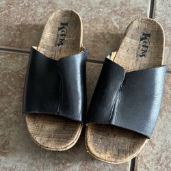 Korks Leather Sandals Women Size 7M