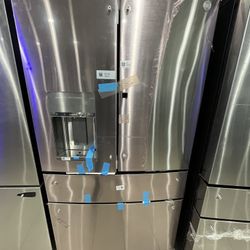 GE Profile Refrigerator 4-Door In Stainless Steel 