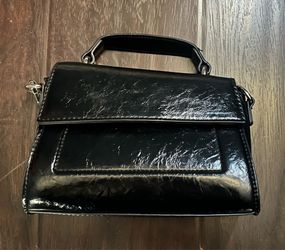 Steve Madden Black Small Tote Purse Bag