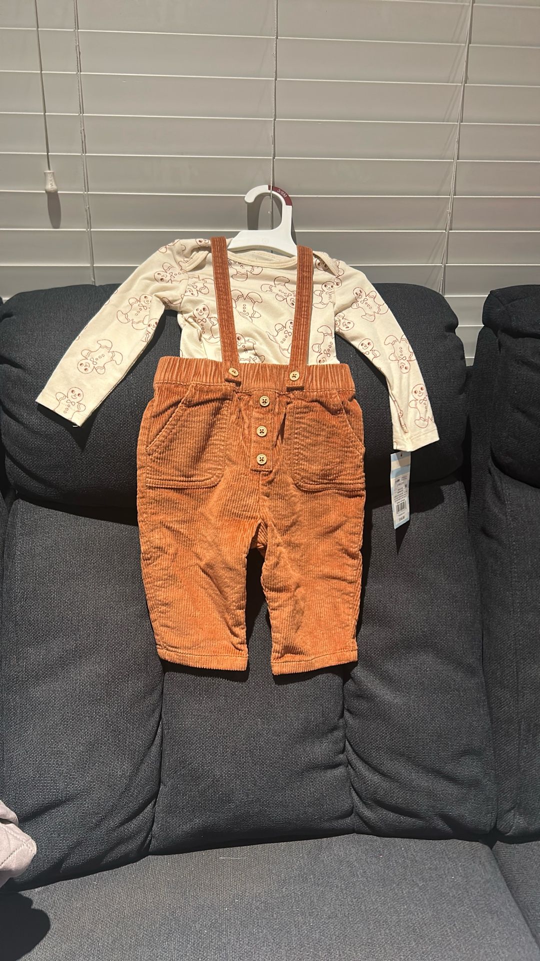Gingerbread Man Baby Outfit