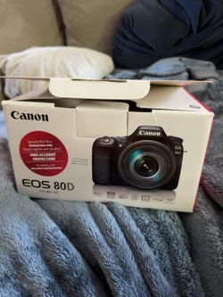 Canon EOS 80D body with a Canon lens included
