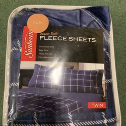 Twin Fleece Sheets