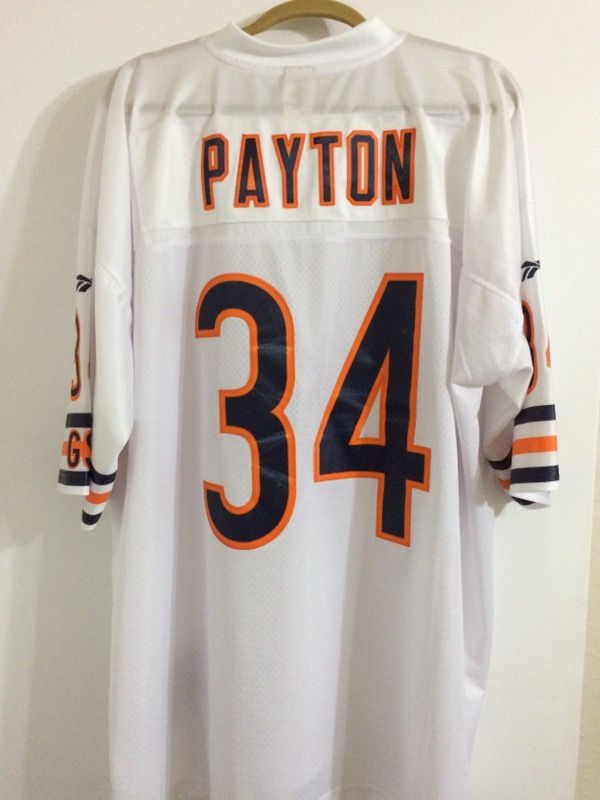 Orange 34 Bears Jersey NFL #34 Chicago Bears Jersey (4XL)